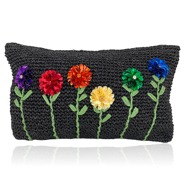 Garden Party Pouch Bag Black