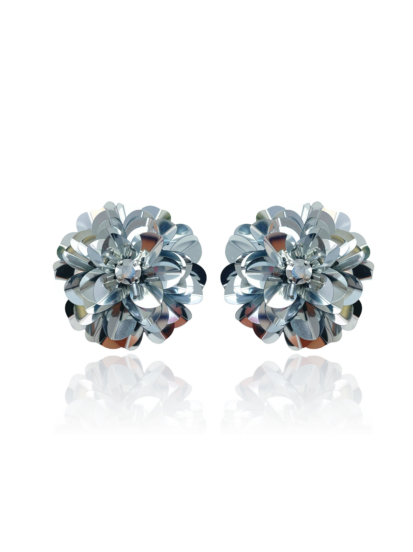 Metallic Blossoms Silver