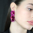 Blossom Drop Earrings Fuchsia