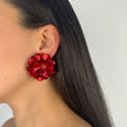 Red Blossom Studs