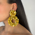 Gold Yasmine Hoops