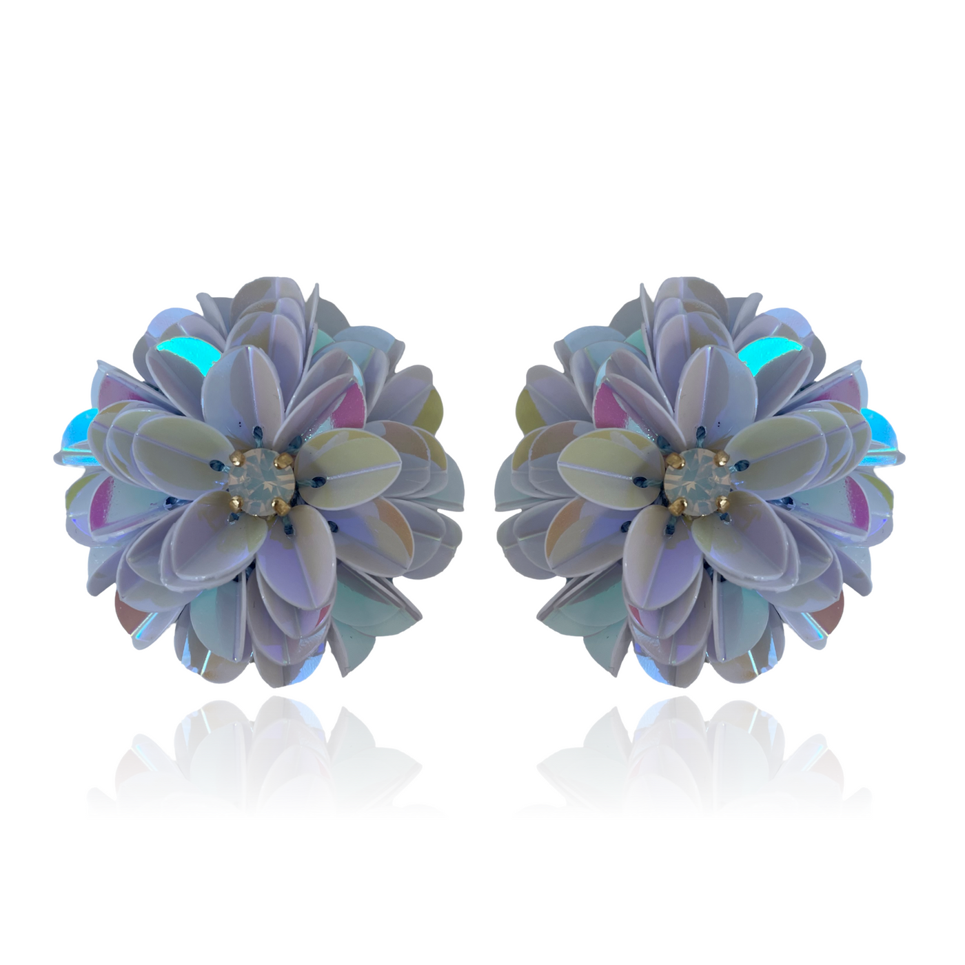 Blossom Studs Sky Blue