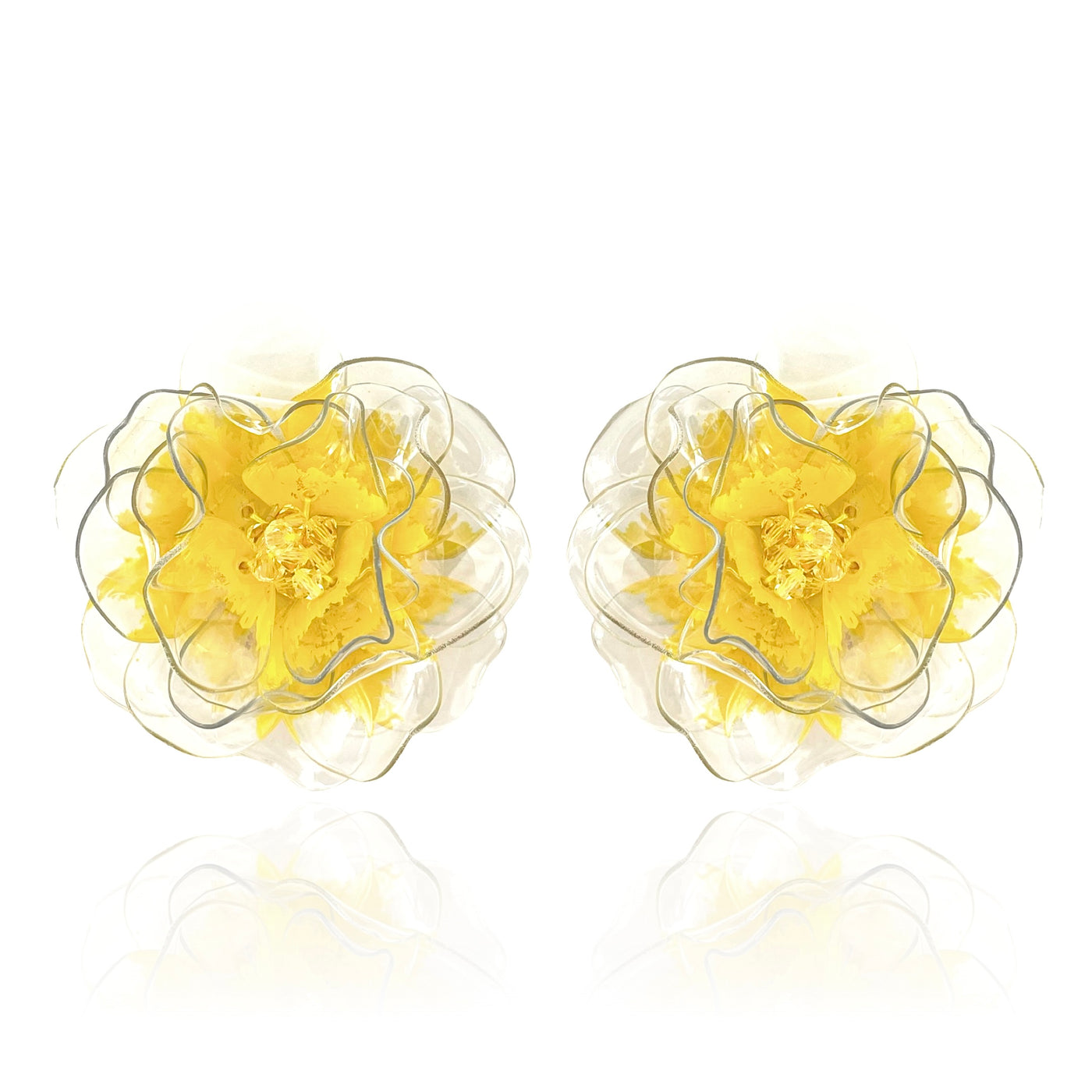 Aerial Camellias Lemon