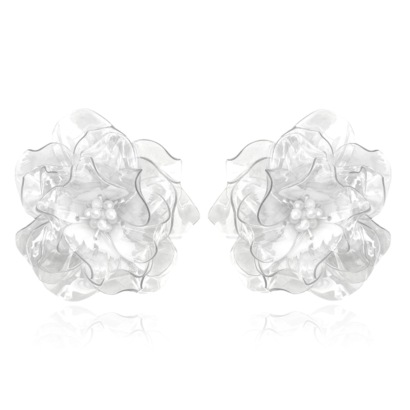 Aerial Camellias White