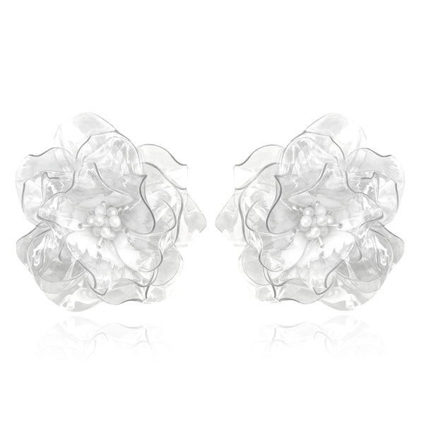 Aerial Camellias White