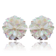 White Blossom Studs Shell