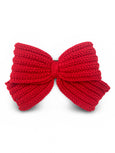 Crocheted Bow Red