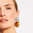 Metallic Blossom Drops Silver & Gold