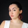Red Queen of Heart Earrings