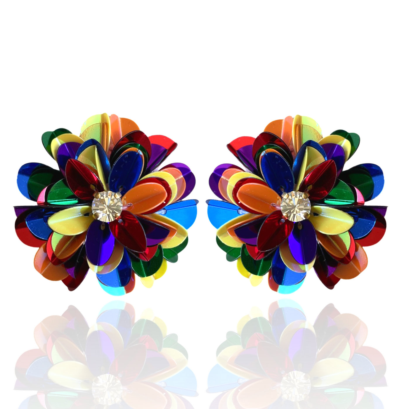 Rainbow Blossom Studs