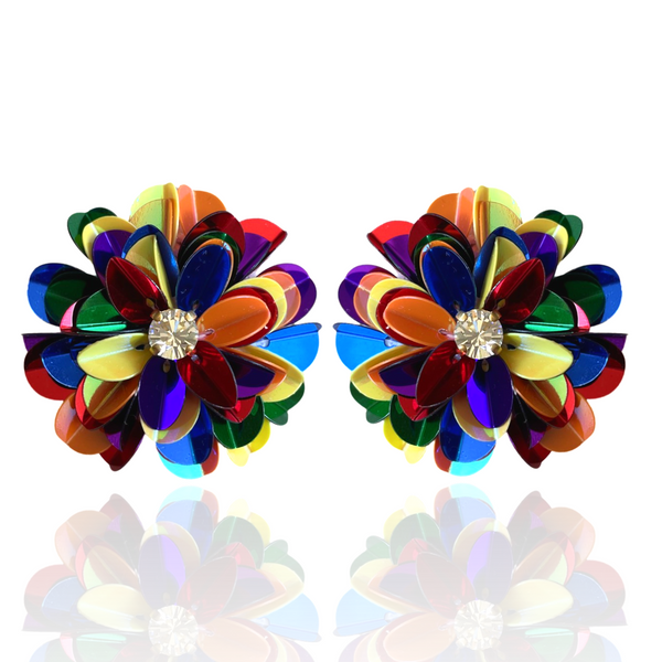 Rainbow Blossom Studs