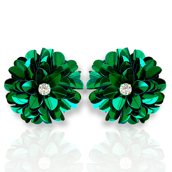 Emerald Green Blossom Stud