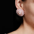 Pink Blush Pearl Studs