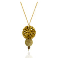 Gold Dahlia Bon Bon Lariat