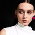 Fuchsia Pink Dome Studs