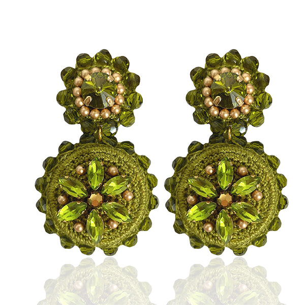 Green Olive Flower Drop