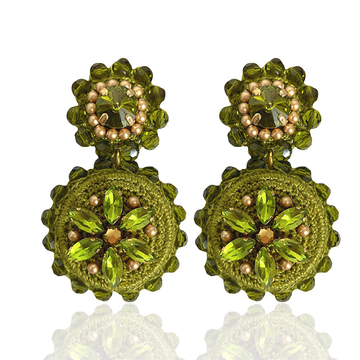 Green Olive Flower Drop