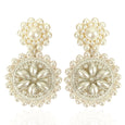 Cream Flower Drop Pearl