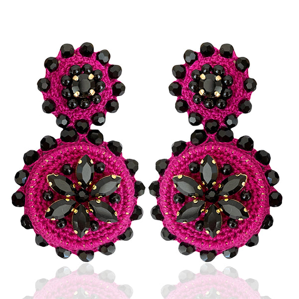 Fuchsia Pink Flower Drop
