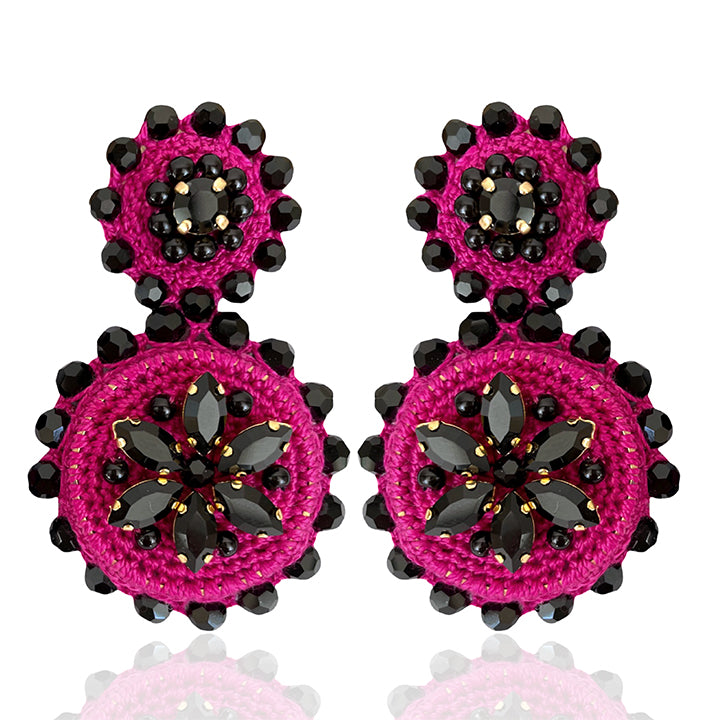 Fuchsia Pink Flower Drop