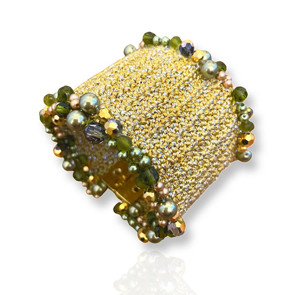 Gold Cluster Cuff