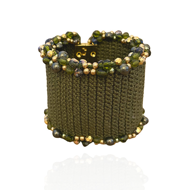 Olive Cluster Cuff