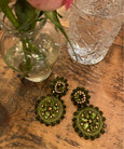 Green Olive Flower Drop