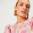 Blossom Drop Earrings Olive & Rose