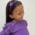 Blossom Headband Purple