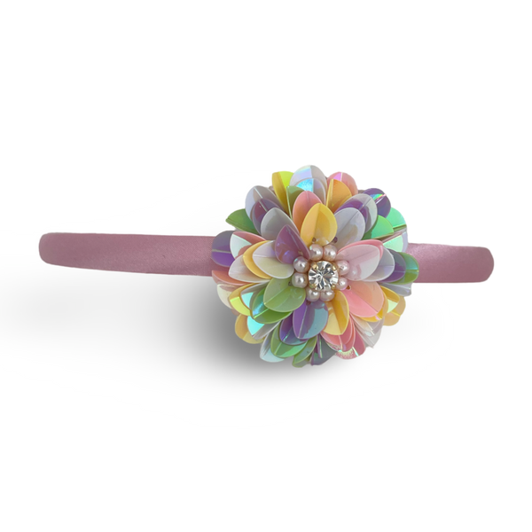 Blossom Headband Pastel Rainbow