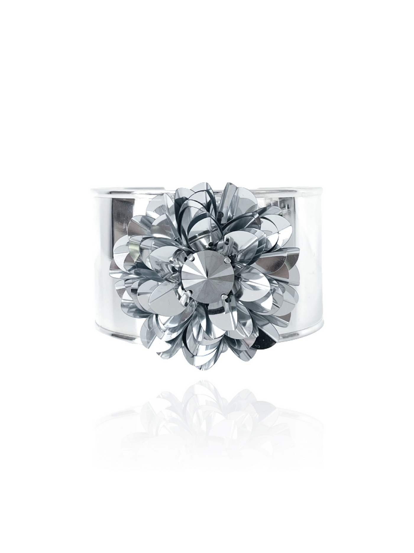 Dahlia Cuff Silver