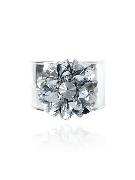 Dahlia Cuff Silver