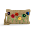 Garden Party Pouch Bag Ecru