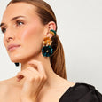 Blossom Drops Gold & Forest