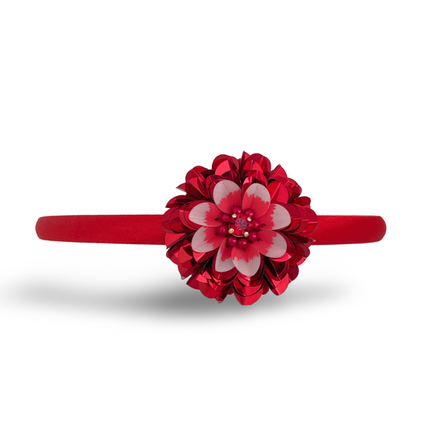 Blossom Headband Red