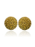Disco Pebble Earrings Gold