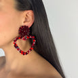 Red Queen of Heart Earrings