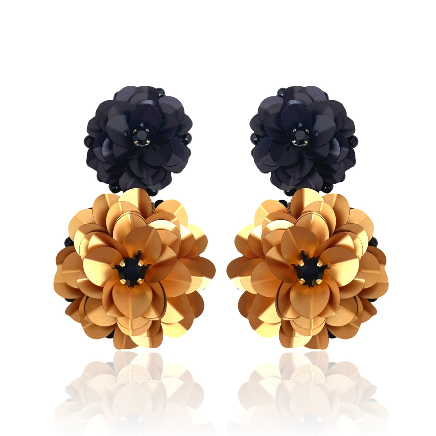 Blossom Drops Black & Gold