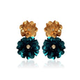 Blossom Drops Gold & Forest