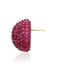 Disco Pebble Earrings Rose