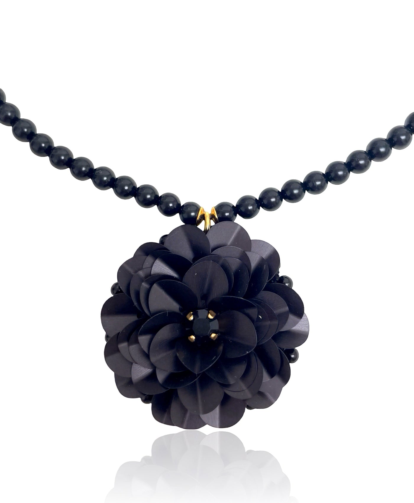Floravelle Necklace Mid-Night Black