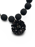 Allium Necklace Black