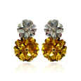 Metallic Blossom Drops Silver & Gold