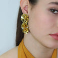 Blossom Drop Earrings Gold