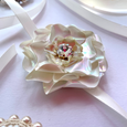 White Camellia Choker Shell