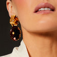 Blossom Drops Gold & Brown