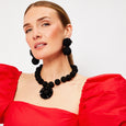 Allium Necklace Black