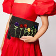 Garden Party Pouch Bag Black