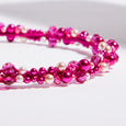 Cluster Choker Fuchsia Pink