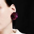 Fuchsia Pink Blossom Stud